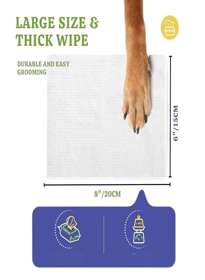 PET FUN مناديل بيت فن المبللة للكلاب والقطط | 100 منديل مبلل للعناية | خالية من الكحول، موصى بها من قبل الأطباء البيطريين | تنظيف جاف، تنظيف الكفوف والجسم | تزيل الأوساخ والروائح | مع خلاصة الصبار وزيت الأفوكادو (1) - Image 2